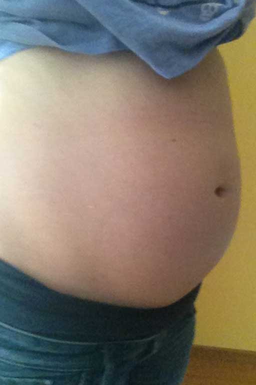 Nieuw Foto zwangere buik van Liefsebaby, ze is 16 weken zwanger AK-77